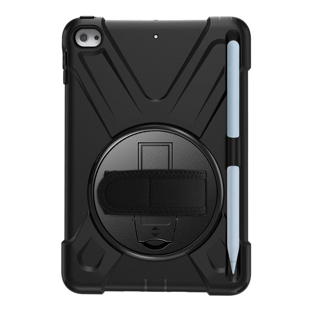 Silicon Shockproof Palm Band Shoulder Strap Stand Holder Cover for iPad Mini 4 & 5 Premium Case Accessory