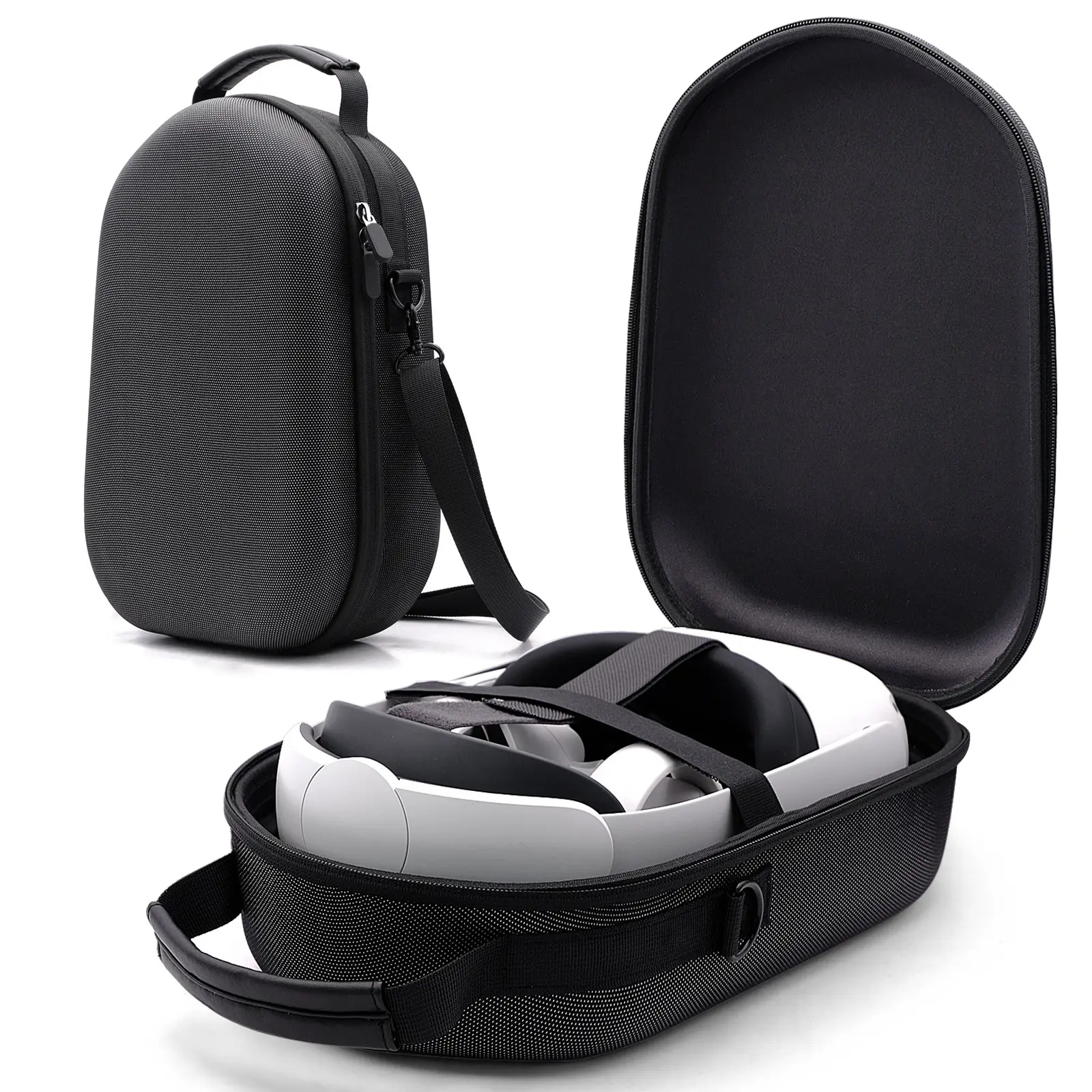 New Arrival Portable Storage Bag EVA Hard Case Handbag with Strap Hard Travel Carry Case for Oculus quest VR