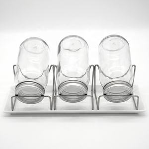 Tarro de albañil de boca ancha de brotes de soja personalizado 3 uds con tamices germinadores de vidrio para germinación de semillas de interior y uso de leche - Product Image 3