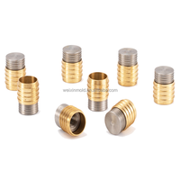 Kit de raccords de refroidissement liquide G1/4\" en laiton, connecteur de refroidissement par eau pour PC, valve de vidange pour système de refroidissement par eau de boucle personnalisée pour PC
