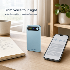 Registratore Professionale per Chiamate da Smartphone con Modalità di Registrazione Telefonica e per Riunioni, Scocca in Lega di Alluminio, Schermo TFT, USB Tipo C, <span class=keywords><strong>APP</strong></span> - Product Image 4