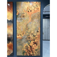 Dalles translucides de luxe en granit Patagonia, quartz et pierre frittée Pandora, pour extérieur de villa moderne, imperméables