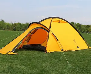 Top Set Building Outdoor Hot Sale 2 People 4 Seasons Family Day Waterproof Climbing Tent Camping For Outside Activity