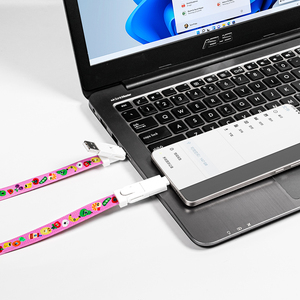Câble de charge multifonction 6-en-1 60W, 140 cm de long avec crochet pour <span class=keywords><strong>carte</strong></span> d'identité et patch pour téléphones portables – Nouveauté 2026, Vente Flash - Product Image 5