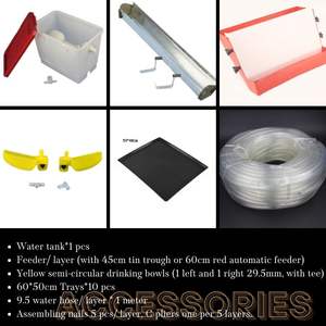 <span class=keywords><strong>Cage</strong></span> à 6 couches pour <span class=keywords><strong>cage</strong></span> de caille commerciale de grande capacité - Product Image 6