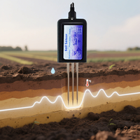 RD-SM-R LoT Lora RS485 Modbus IP68 ABS Étanche 4-20mA NPK EC Conductivité Température Humidité PH Testeur Capteur d'humidité du sol