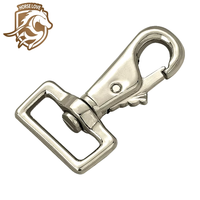 Mousqueton pivotant en alliage de zinc pour laisse de chien et porte-clés de sac, idéal pour animaux de compagnie