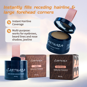 CARTHAIA แป้งปกปิดเส้นผมสีน้ำตาลเข้มแบบชั่วคราว 4 กรัม แป้งสำหรับปกปิดหนังศีรษะบางและจุดศีรษะล้าน - Product Image 6