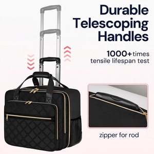 Bolsa de ordenador de noche de fábrica <span class=keywords><strong>para</strong></span> el trabajo Bolsa de ordenador <span class=keywords><strong>portátil</strong></span> rodante de viaje <span class=keywords><strong>con</strong></span> <span class=keywords><strong>ruedas</strong></span> <span class=keywords><strong>Maletín</strong></span> rodante <span class=keywords><strong>para</strong></span> <span class=keywords><strong>mujer</strong></span> - Product Image 5