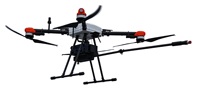 Drone de nettoyage de façade pour les murs extérieurs des bâtiments de grande hauteur avec RTK, charge utile de 15 kg, portée de 100 m, également adapté au lavage des panneaux solaires