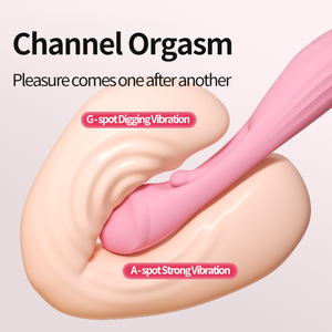 Máy rung tự động hoàn toàn phía trước và phía sau Máy rung điểm G cực khoái dành cho nữ Máy thủ dâm dành cho người lớn Sản phẩm dành cho người lớn Đồ chơi tình dục động đất mạnh mẽ màu hồng - Product Image 5