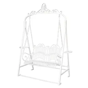 매달려 바구니 스윙 단철 야외 스윙 의자 웨딩 장식 소품 웨딩 사진