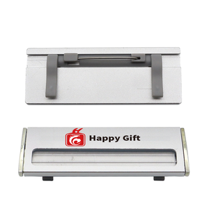 Custom Magnet Blank <strong>Name</strong> <strong>Plate</strong> Badge Tag Metal Magnetic <strong>Name</strong> Badge Pin - Product Image 5