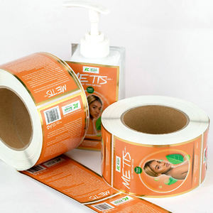 Rollo de pegatinas y etiquetas personalizadas, hoja personalizada con su logotipo, etiquetas adhesivas de vinilo impermeables personalizadas para productos - Product Image 1