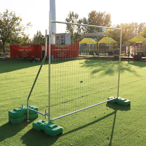 <span class=keywords><strong>Piquet</strong></span> décoratif en acier de piscine extérieure bon marché, barrière de clôture temporaire galvanisée avec pieds pour le jeu des enfants - Product Image 3