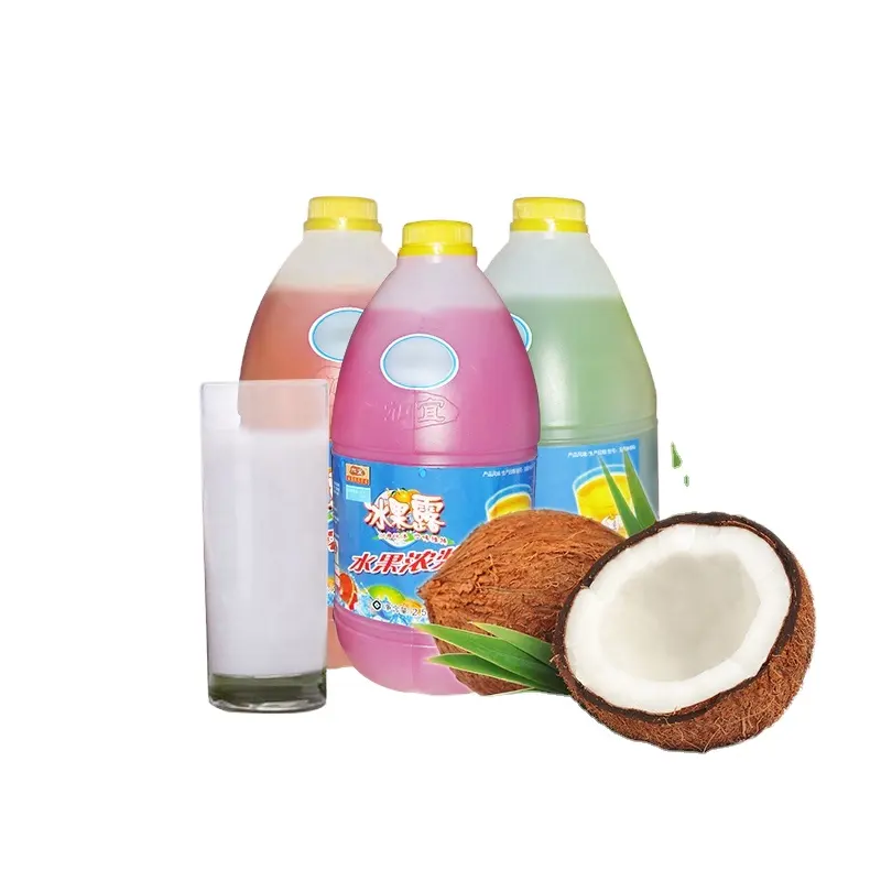 Горячее качество, производители концентратов для напитков, 50 раз концентрат сиропа, фруктовый сок с кокосовым вкусом, сироп