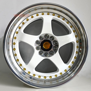 Gran oferta, Blanco pulido, gris plateado, 16 17 18 19 pulgadas, 5x114,3, diseño de remaches, llantas de aleación de coche para ruedas <span class=keywords><strong>Nissan</strong></span> <span class=keywords><strong>GTR</strong></span> <span class=keywords><strong>R35</strong></span> R34 - Product Image 2