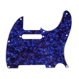 Protector de Palanca para Guitarra Eléctrica de 8 Agujeros y 4 Capas, Color Azul Perla, para Guitarras Estilo TL Americanas/Mexicanas - Product Image 1