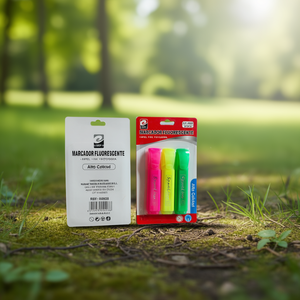 Evidenziatore fluorescente ERP SparkLiner, 3 pezzi, colori misti, per carta, fax, fotocopie, alta qualità - Product Image 3