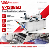 Machine à coudre automatique haute vitesse VMA, grande surface de travail, programmable, pour divers matériaux