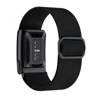 Bracelet de sport personnalisé en gros, sangle de biceps OEM, bande en nylon bleue avec logo pour Whoop 5.0 5 Life MG ECG Peak Custom-whoop-band w