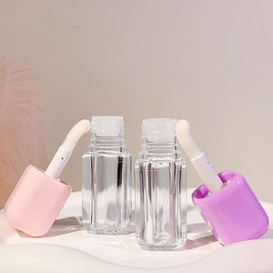Nuevo tubo de recarga de pared gruesa cuadrado transparente para aceite de labios brillo de labios rubor líquido resaltador corrector y sombra de ojos - Product Image 5