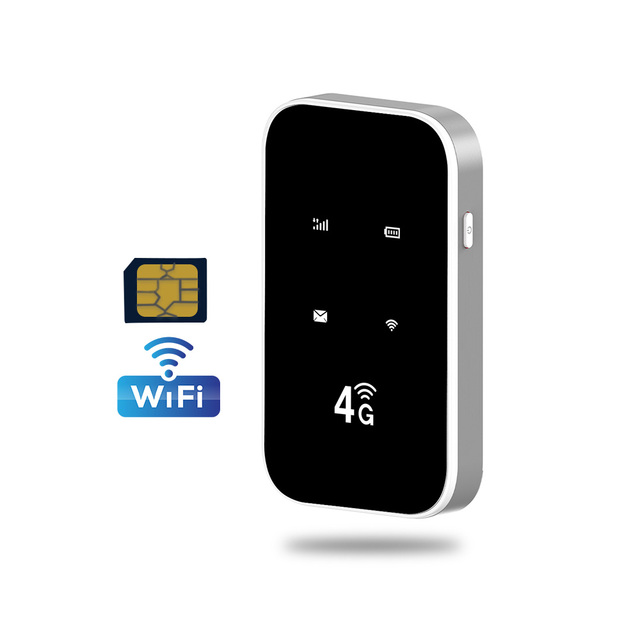 JIMI 3000mAh Battery Pocket 4G LTE Esim Router WiFi Mobile LTE 4G WiFi MiFis Wireless Router SIM Card Slot Pocket Wifi
