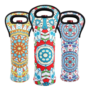 Sıcaklık kontrolü için buz depolama ile neopren su geçirmez yalıtımlı taşınabilir şarap soğutucu sepet - Product Image 1