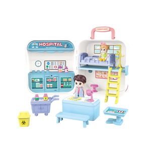 Mini <span class=keywords><strong>Hospital</strong></span> Baby Pretend Play Doctor Set Kit Juguetes <span class=keywords><strong>Maleta</strong></span> con música - Product Image 1
