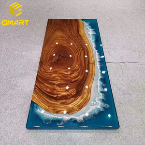 Gmart — <span class=keywords><strong>Table</strong></span> En noyer blanche 6x4, meubles de salon personnalisés, <span class=keywords><strong>Table</strong></span> de Restaurant, moule En époxy - Product Image 4