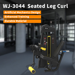 Équipement de fitness professionnel multifonctionnel pour salle de sport, machine à curls et presss de jambes assis à charge par poulie - Product Image 5