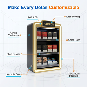 Espositore <span class=keywords><strong>per</strong></span> Tabacco e Sigarette <span class=keywords><strong>per</strong></span> Fumatori, Dispenser Esclusivo, Fornitore Certificato - Product Image 3