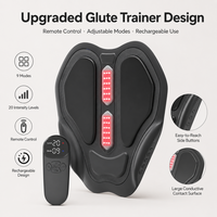 Appareil intelligent de musculation des fessiers à 9 modes et 20 niveaux d'intensité, pour le lifting et le remodelage des fesses, avec coussinet tonifiant pour les hanches