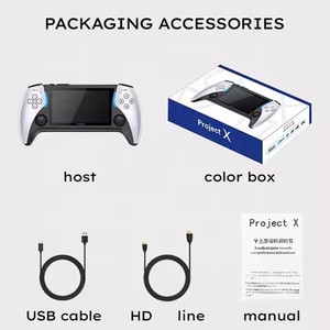 Dự Án X Cầm Tay Trò Chơi Giao Diện Điều Khiển Kép 3D Phím Điều Khiển Nhiều Ngôn Ngữ 4K TV Đầu Ra Trò Chơi Cổ Điển Dự Án X Pro Hỗ Trợ 128G TF Thẻ - Product Image 4