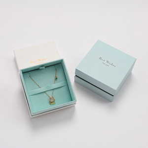 Custom Logo Luxury Necklace Jewelry <b>Box</b> Velvet Interior Set <b>Ring</b> Earring Gift Storage <b>Box</b> Jewelry <b>Box</b> Party Favor Paper <b>Box</b> - Product Image 4