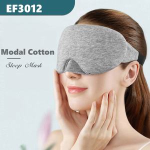 Masque pour les yeux en coton modal doux respirant bandeau réglable pour dormir, voyager, hôtel, <span class=keywords><strong>méditation</strong></span>, jeu - Product Image 3
