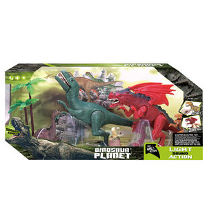 Jurass toys oem-<span class=keywords><strong>dinosaurio</strong></span> <span class=keywords><strong>pequeño</strong></span> de goma suave, modelo de <span class=keywords><strong>serie</strong></span> con luz musical - Product Image 1