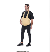 Nouveau ventre de grossesse artificiel de Noël, directement de l'usine, accessoire de maternité, faux-fessier, costume de performance d'Halloween - Matière polyester, style européen