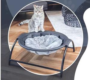 Erhöhte Katze Hängematte hängen Korb Liege Haustier Bett Runde angehoben Katze Bett stehen - Product Image 5