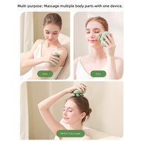 Masseur multifonction pour le cou et le cuir chevelu avec fonction de pétrissage en forme de pieuvre, rechargeable par USB