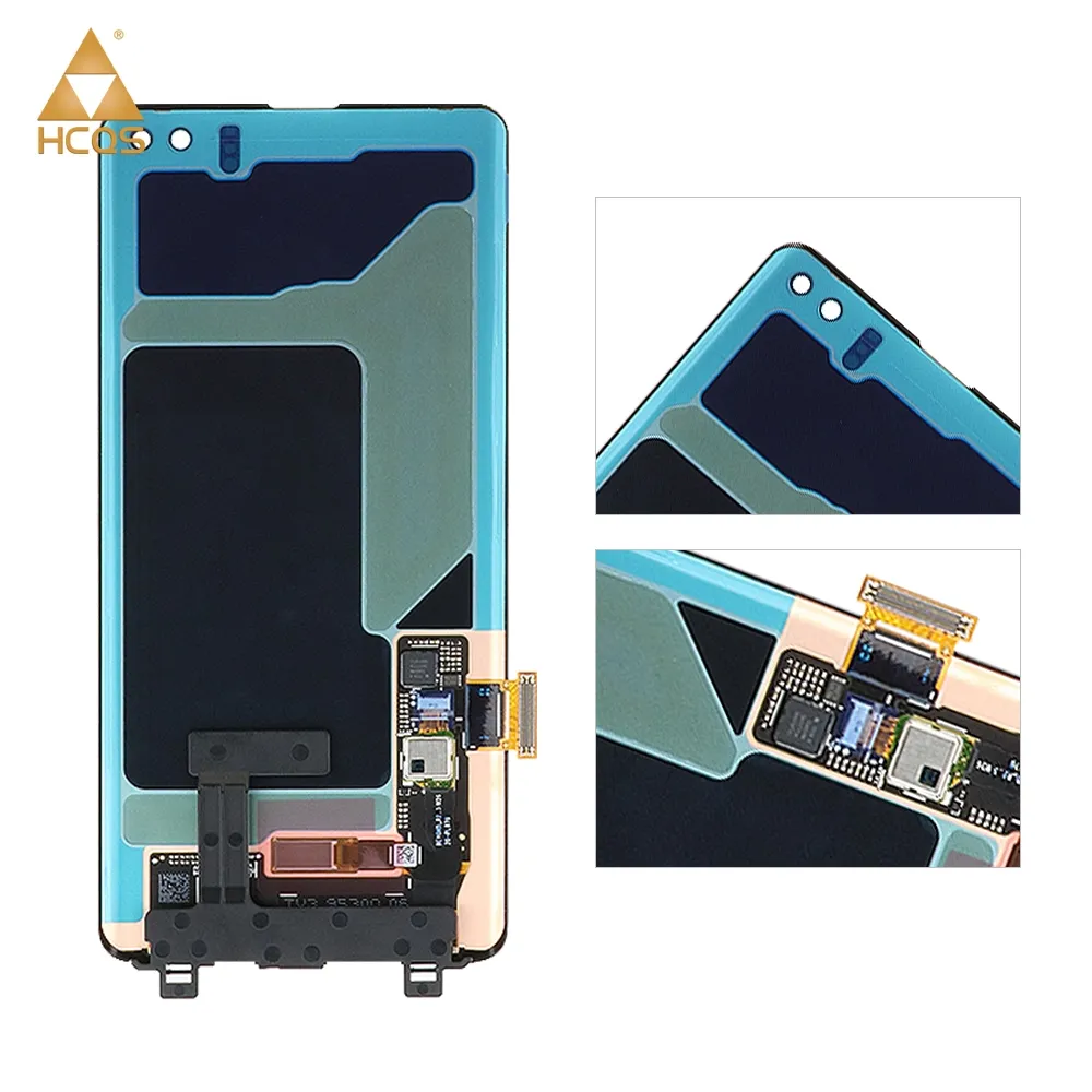 ORIGINAL SUPER AMOLED LCD For SAMSUNG Galaxy S10 PLUS SM-G9750 G975F G9750 LCD Display Touch Screen Digitizer Assembly