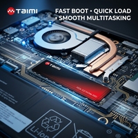 Taimi Professional Choice M.2 NVMe PCIe 3.0 SSD 128 Go Interne pour Ordinateur de Bureau Vitesse de Lecture 3500 Mo/s / Vitesse d'Écriture 3000 Mo/s