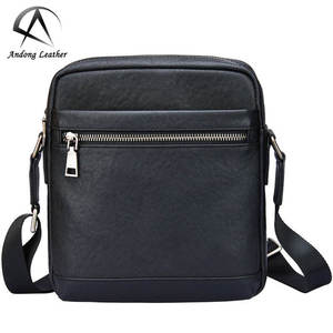 Sac bandoulière en cuir Andong pour homme, cuir de vache véritable, sac à bandoulière simple et élégant pour affaires, sac messager multifonction 6661 - Product Image 1