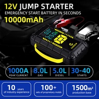 Démarreur de Voiture 6-en-1 2026 avec Compresseur d'Air 12V, Booster de Batterie Portable et Pompe de Gonflage de Pneus pour Voitures, Camions, Motos, VUS