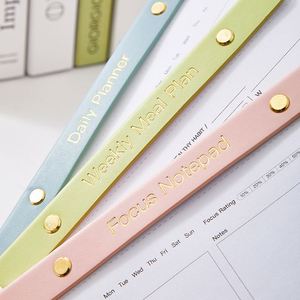 Vente en gros de nouvelles tendances personnalisées A5 impression planificateur non daté agenda quotidien planificateur de fitness échantillon gratuit - Product Image 6