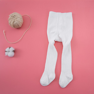 <span class=keywords><strong>Mallas</strong></span> de algodón peinado <span class=keywords><strong>para</strong></span> bebé recién <span class=keywords><strong>nacido</strong></span>, medias blancas, tejido con Cable, sin costuras, primavera y otoño - Product Image 6