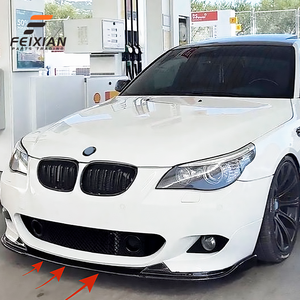 Para <span class=keywords><strong>BMW</strong></span> Serie <span class=keywords><strong>5</strong></span> <span class=keywords><strong>E60</strong></span> E61 2005-2010 <span class=keywords><strong>M</strong></span> Sport, Kit de Parachoques Delantero con Divisor de Labios de Fibra de Carbono ABS de Alta Calidad FEIXIAN - Product Image 5