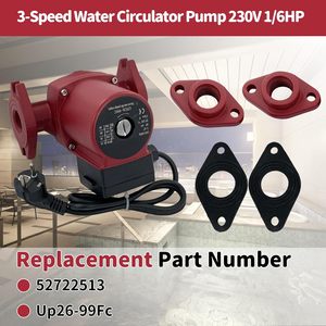 Bomba Circuladora Up26-99Fc 1/6HP 230V de Hierro Fundido 145PSI 60Hz para Reemplazo de Sistemas de Calefacción - Product Image 2