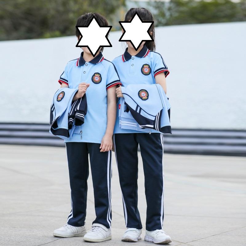 Blue TRACKSUIT SET+POLO