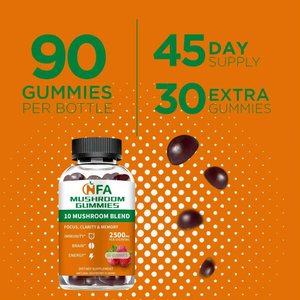 Gomitas de Hongos con Mezcla de 10 Hongos para la Salud, Mayor Energía y Mejor Estado de Ánimo, Venta al Por Mayor - Product Image 6
